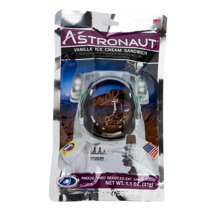 Astronaut Freeze Dried Vanilla Ice Cream Sandwich 1oz  10ct