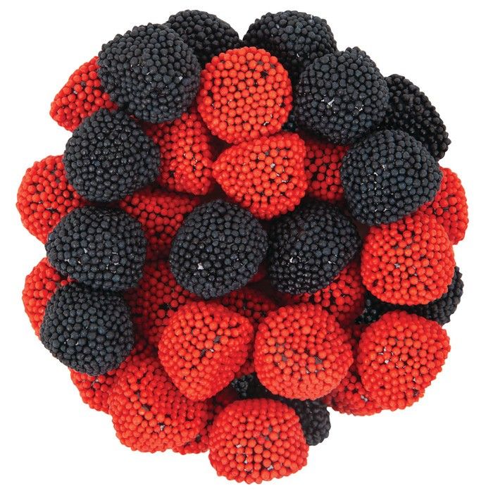 Clever Black & Red Gummy Berries  Gummy 5 lb