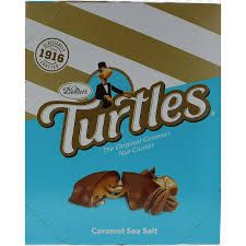 Demet Turtles Sea Salt Caramel 24 Ct 1.76 Oz 3 Piece Bars