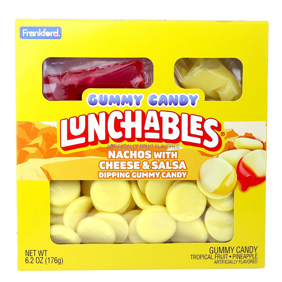 Frankford Lunchables Gummy Nachos Candy 6.2 oz Tray