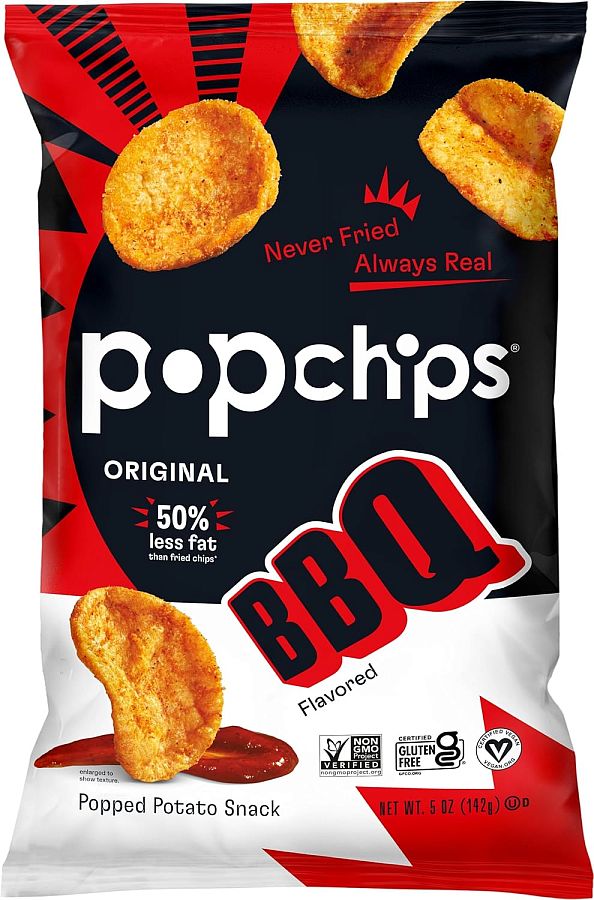 Popchips Popped Potato Chips BBQ Barbecue 5oz 12ct