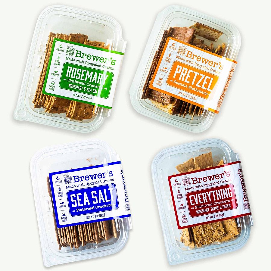 Brewers Flatbread Cracker 4 Flavor Variety Pack 5oz Each 4 ct