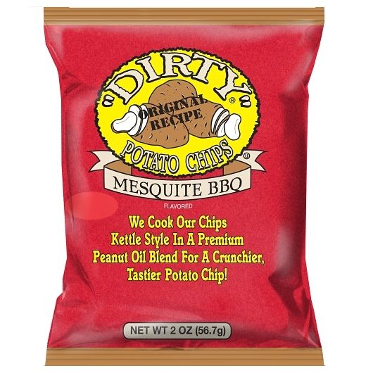 Dirty Kettle Potato Chips Mesquite Barbecue BBQ 2oz 24 ct