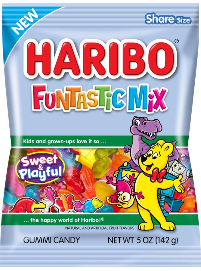 Haribo 5 Oz Funtastic Mix Peg Bag