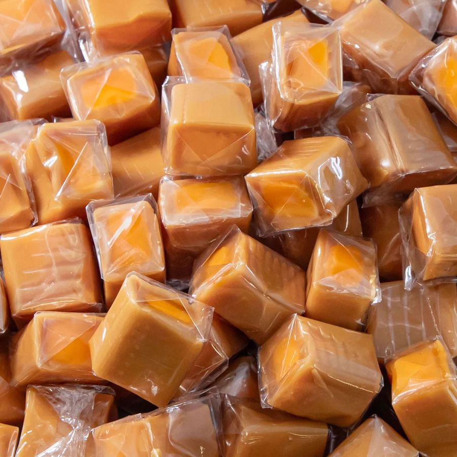 Vanilla Caramel Squares with Orange Filling 5lb