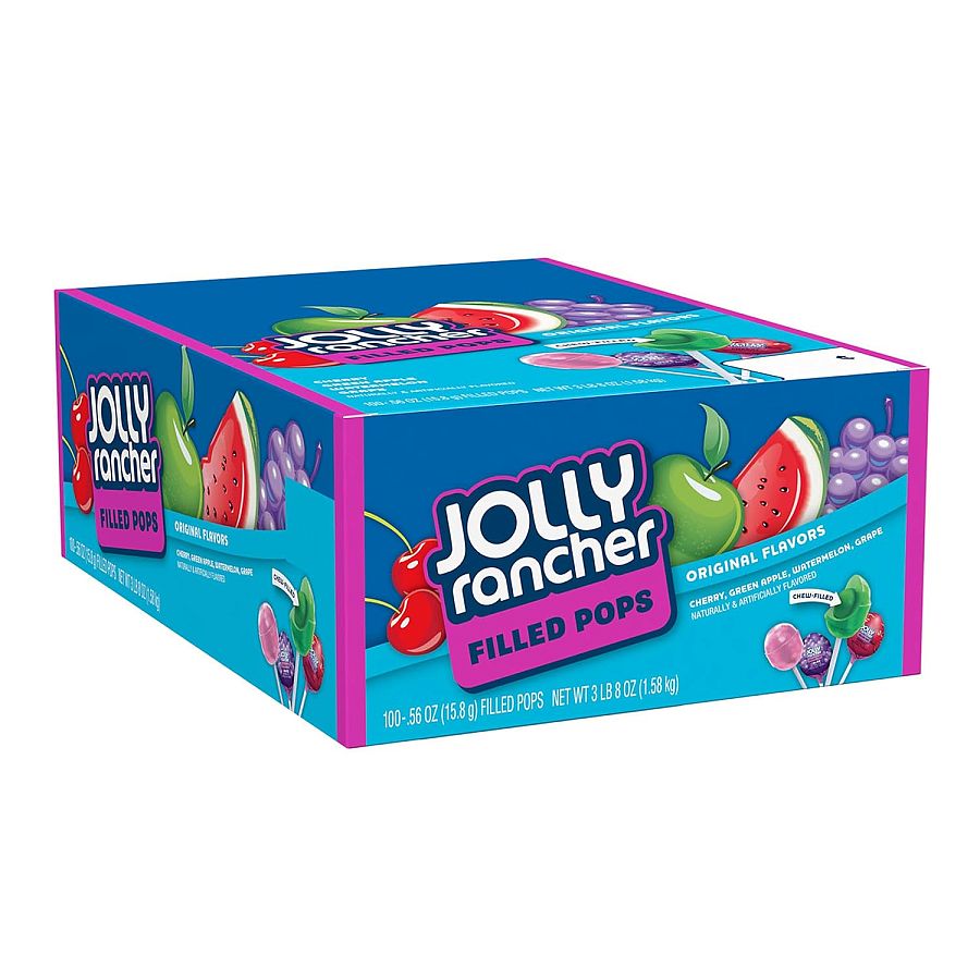 Jolly Rancher Filled Pops 100 count