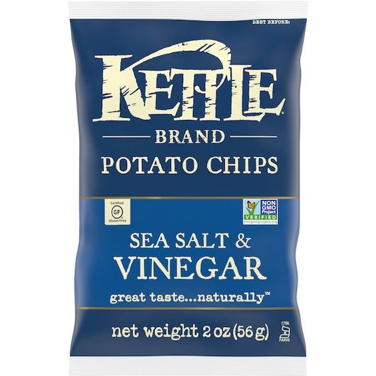 Kettle Brand Potato Chips Salt & Vinegar  2oz 6ct