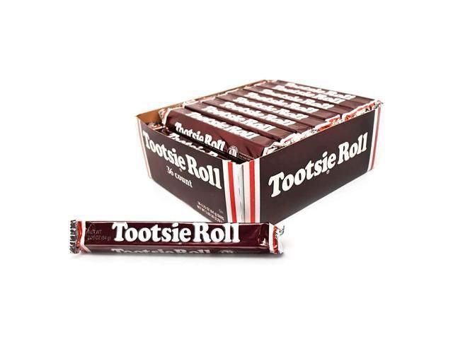 Tootsie Roll Bars, 2.25 Ounce Rolls 36 count tray
