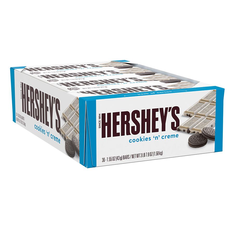 Hershey's Cookies 'n' Creme Bar 36 Count 1.55 ounce