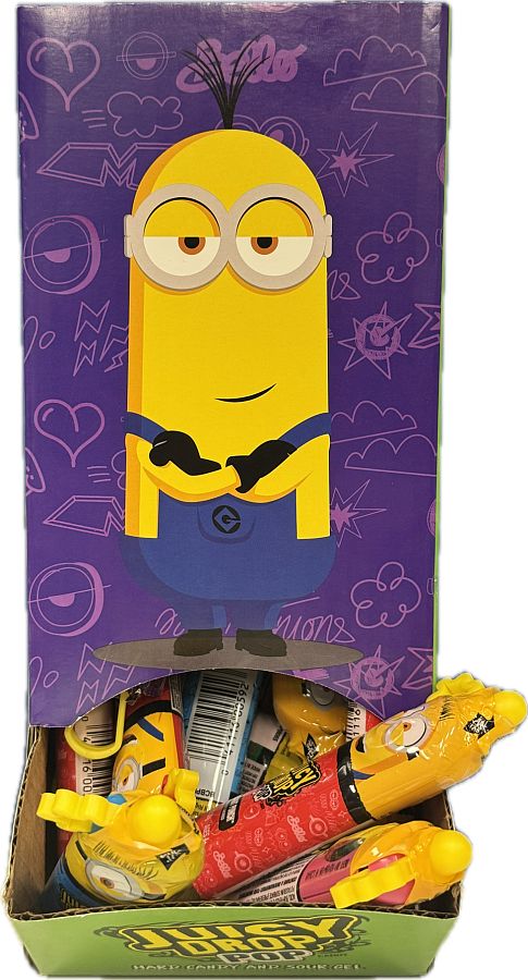 Minions Juicy Drop Pop Candy & Sour Gel 24 ct Changemaker