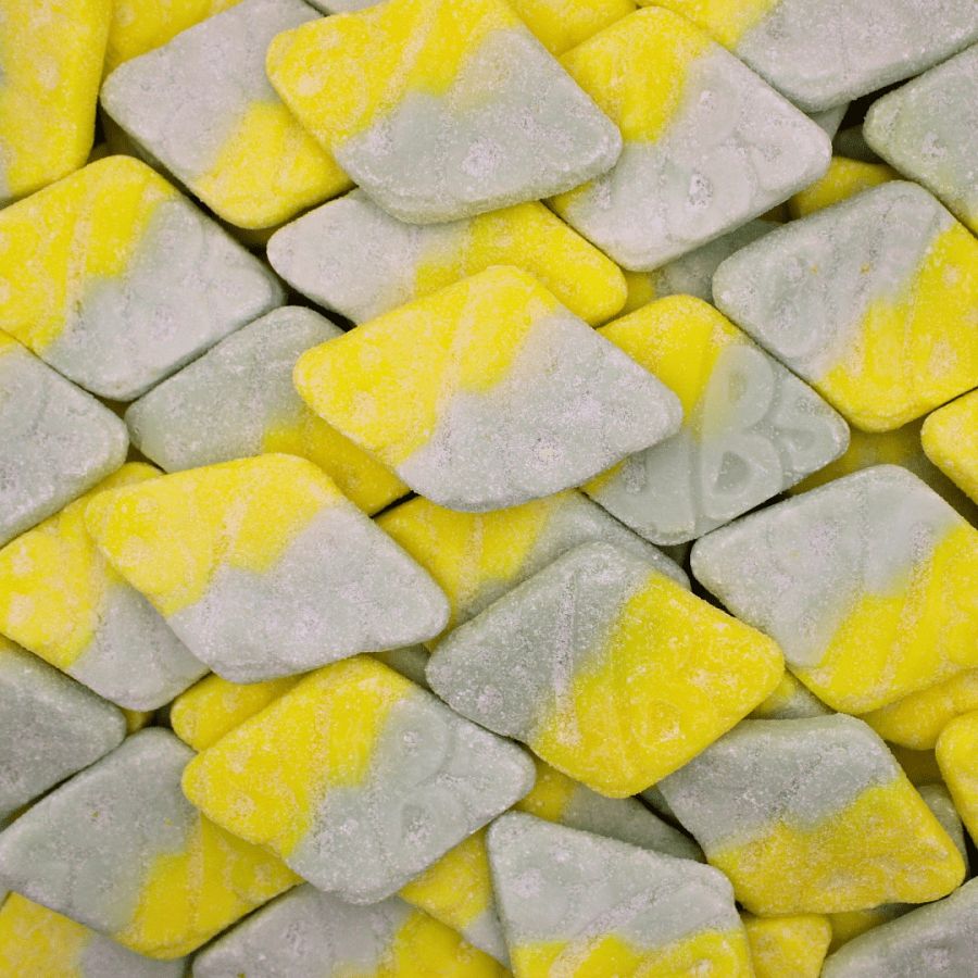 Bubs Sour Tutti Frutti Diamond Gummy Candy 2.75 lb Bag