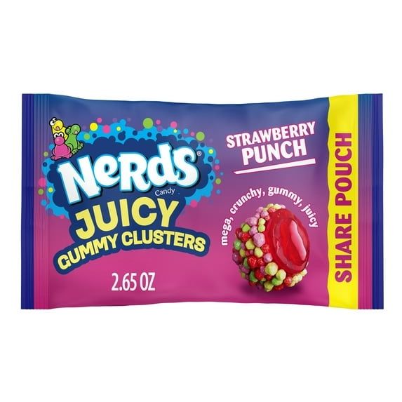 Nerds Juiced Gummy Clusters Share 2.65 oz 12 ct