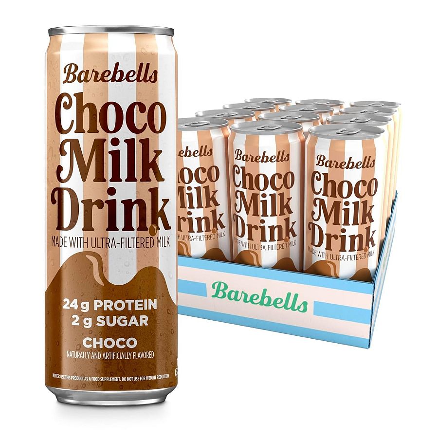 Barebells Protein Milk Drink Chocolate 11oz 12 Pack