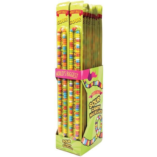 Worlds Biggest Sour Candy Necklace 24 count