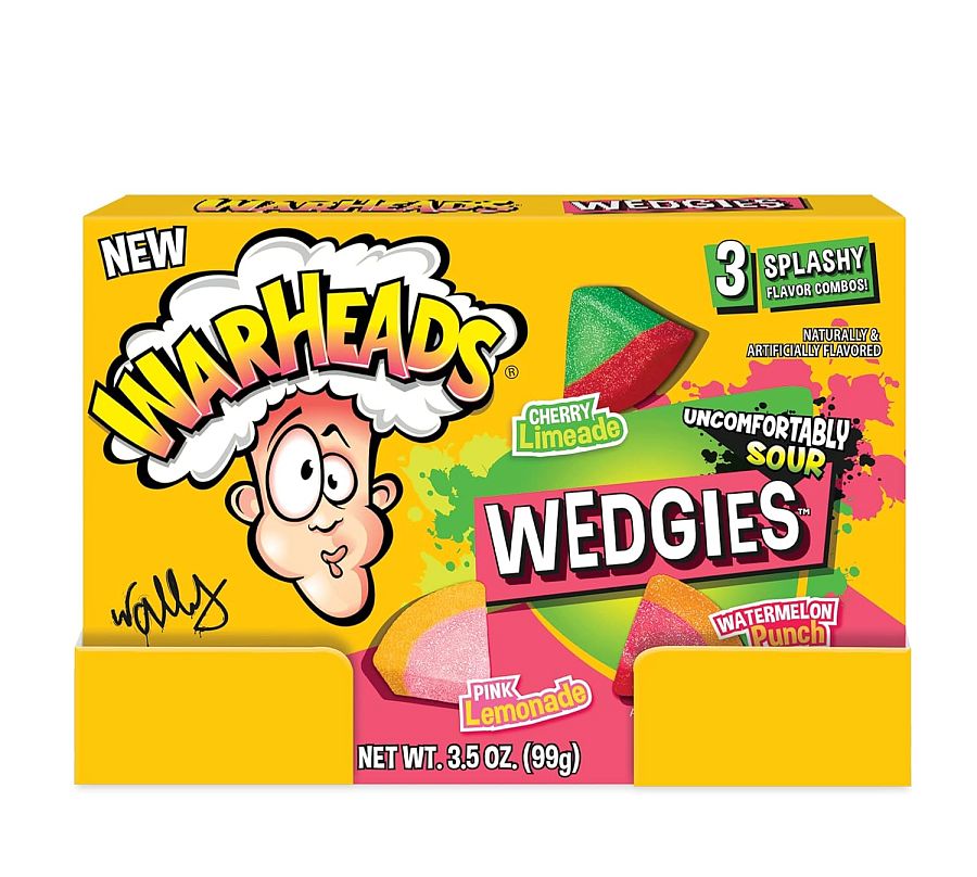 Warheads Wedgies 3.5 ounce 12 count theater box