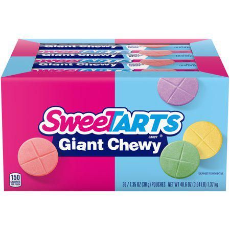 Sweetarts Giant Chewy Candy 36 Ct 1.35 Oz