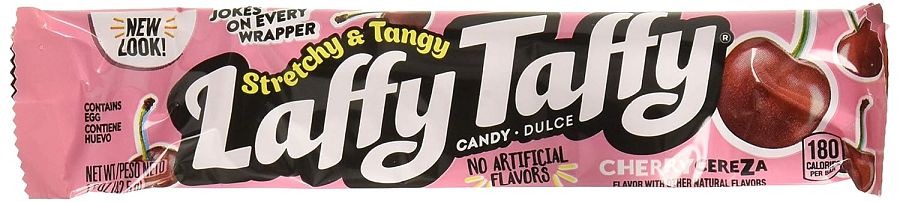 Laffy Taffy Candy Bars Cherry Stretchy Tangy 1.5 oz 24 ct