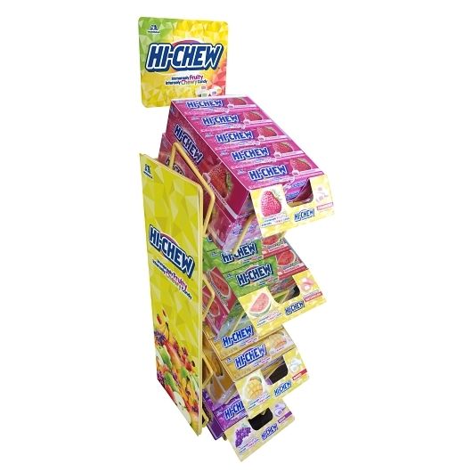 Hi Chew Gum Shipper Display Wire Rack 105ct 7 Cases