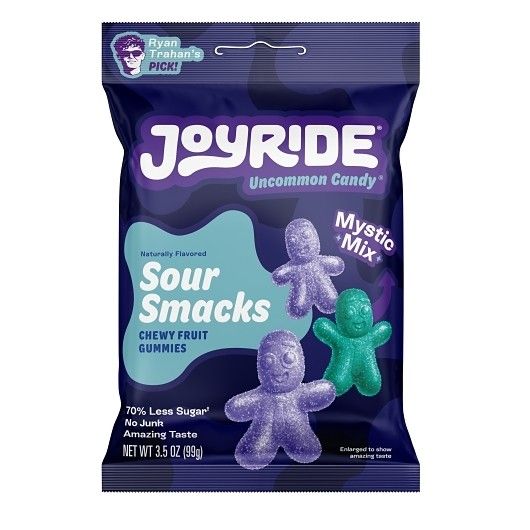 Joyride Low Sugar Mystic Mix Sour Smacks Candy 3.5 oz 10 ct
