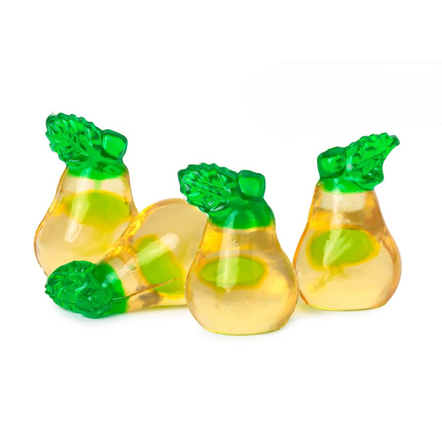Clever 3D Filled Gummy Fruit Pear  2.2 lb