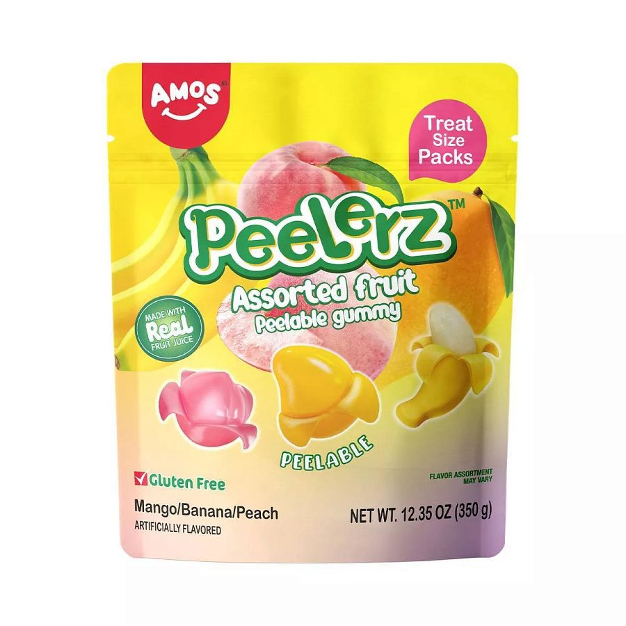 Amos Peelerz Variety Treat Bag 12 piece 12.35 oz Bag