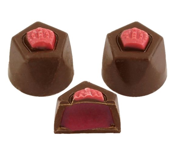 Asher's Premium Dark Chocolate Raspberry Truffles 6lb