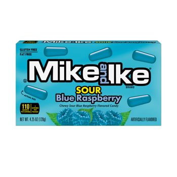 Mike And Ike 12 Ct 4.25 Oz Sour Blue Raspberry Theater Box