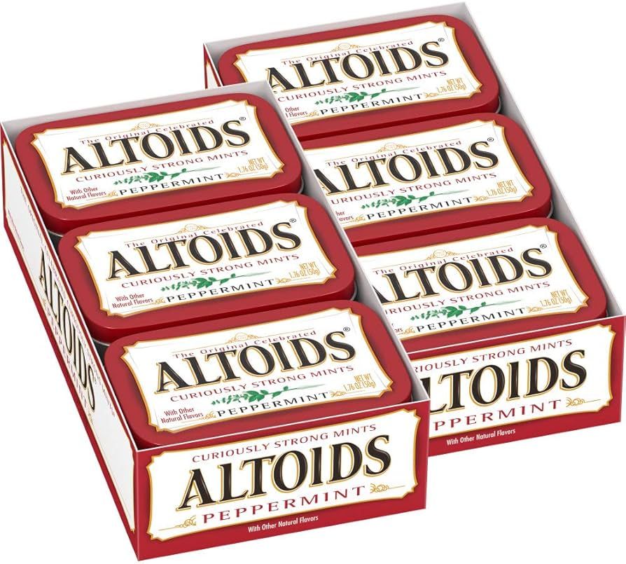 Altoids 12 Ct 1.76 Oz Peppermint Tins Tray