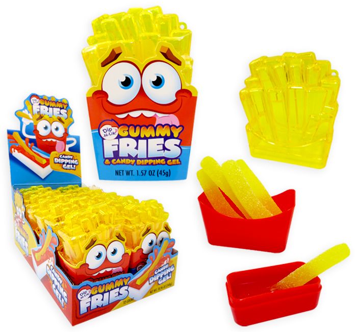 Koko's Gummy Fries Dip N Lik Dipping Gel 1.57 oz 12 ct