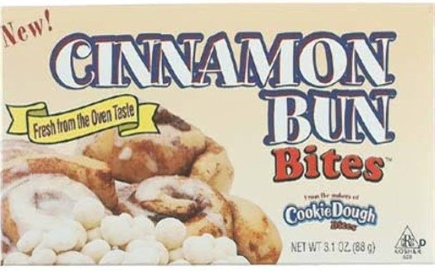 Taste Of Nature 12 Ct 3.1 Oz Cinnamon Bun Cookie Dough Theater Box
