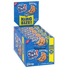 Chips Ahoy King Size 8 Count 3.75 Ounce 10 Cookies Per Pack