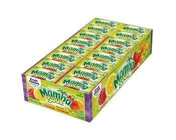 Mamba Sour Changemaker Soft Chewy Candy .93 oz 48 ct