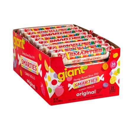 Smarties Giant Rolls 36 Count 0.98 Ounce