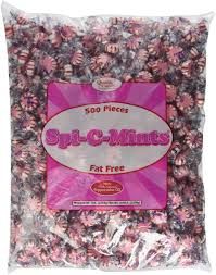 Quality Candy Spi-C-Mints Peppermint Pinwheels 5 Pound Bag Individually Wrapped