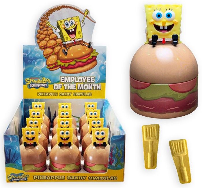 Boston America Spongebob Employee of Month Candy Tin 12 Pack