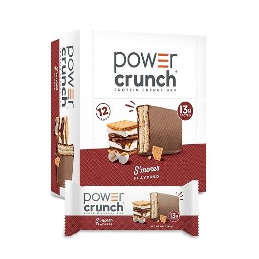 Power Crunch Protein Wafer Bars Original S'mores 1.4 oz 12ct
