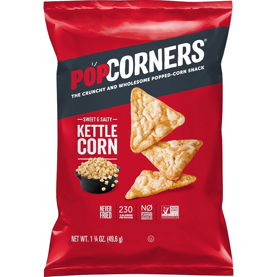 Popcorners Kettle Corn Popcorn 1.75 oz 24 ct XVL