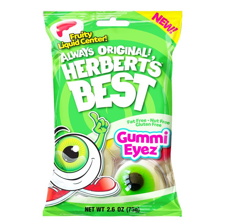 Herbert's Best Gummi Eyez Gummi Liquid Filled 2.6oz 12ct