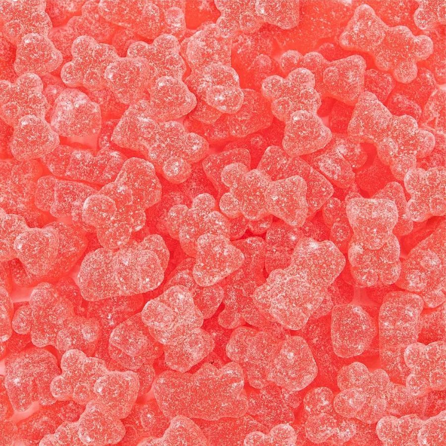 Retro Brazil Sour Strawberry Red Bear Jelly Candy 5.5 lb