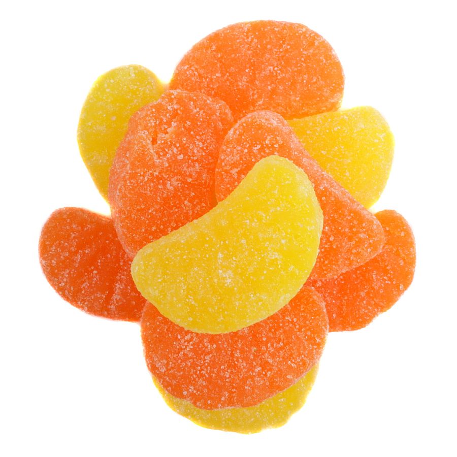 Zachary Citrus Orange Lemon Fruit Slices Jelly Gummy Candy 5 lb