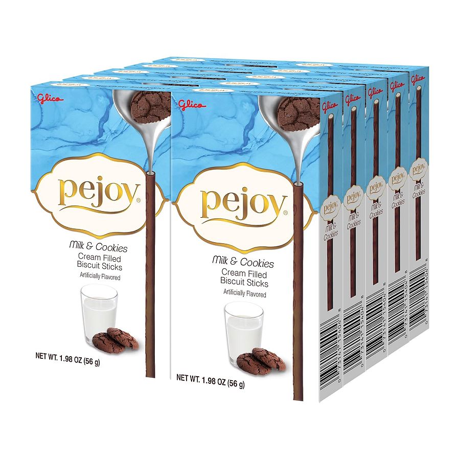 Glico Pejoy Milk & Cookie Cocoa Biscuit Sticks 1.98oz 10ct