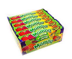 Mamba Fruit Chews Sour 24 Count 2.80 Ounce 18 Sticks
