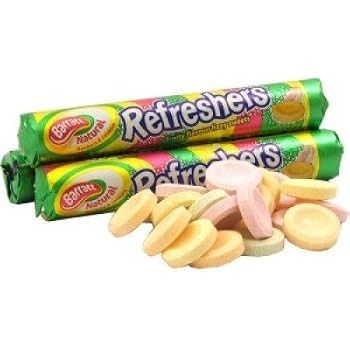 Barratt UK Import Refreshers Nostalgic Fruit Fizz Candy 34g 48ct Tray