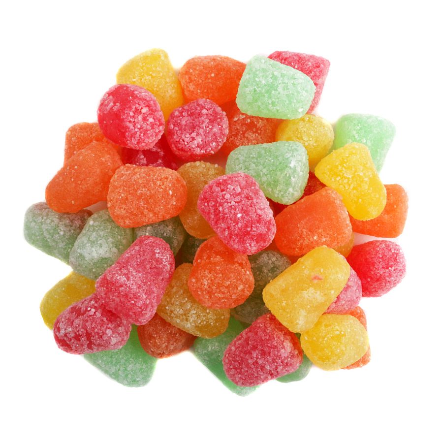 Zachary Assorted Sour Fruit Juju Drop Jelly Candy 5 lb