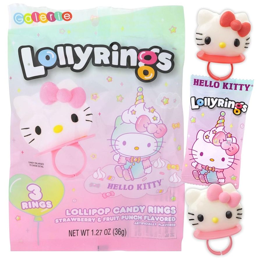 Galerie Hello Kitty Lollipop Lolly Ring 1.27 oz 18 ct