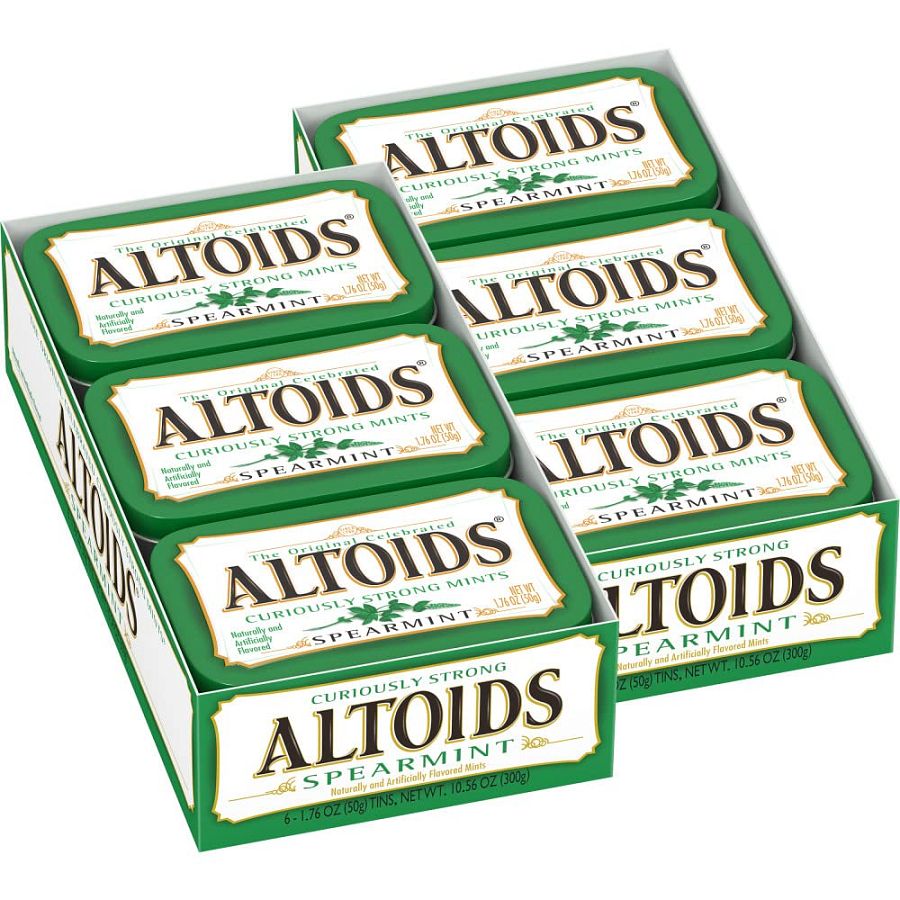 Altoids Mints Spearmint Full Szie 1.76oz 12 ct