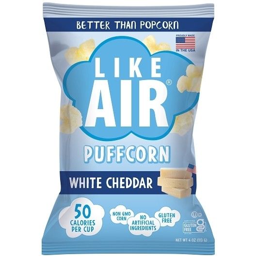 Like Air White Cheddar Puffcorn Puffed Snack 4oz 6 Pack
