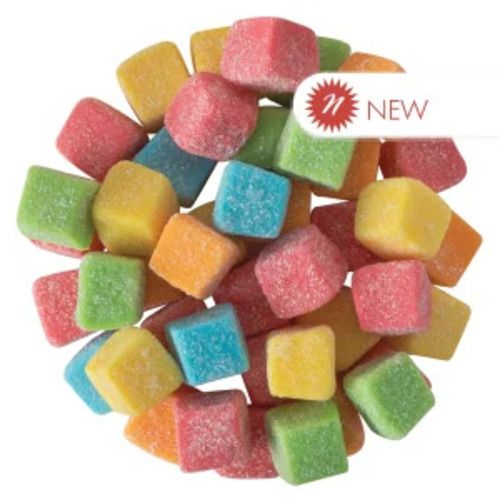 Clever Sour Gummy Cube Squares Assorted Colors 5 lb