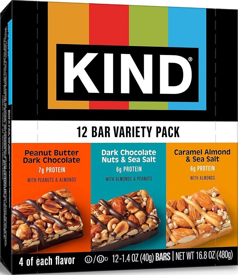 Kind Bar 3 flavor Variety Pack 1.4 oz 12ct