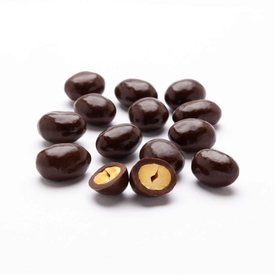 Sconza Dark Chocolate Covered Sea Salt Peanuts 5 lb